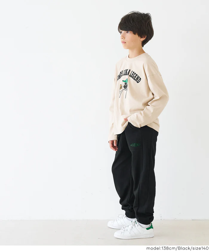 刺繍スウェットジョガーパンツ キッズ メール便不可 - Image 8