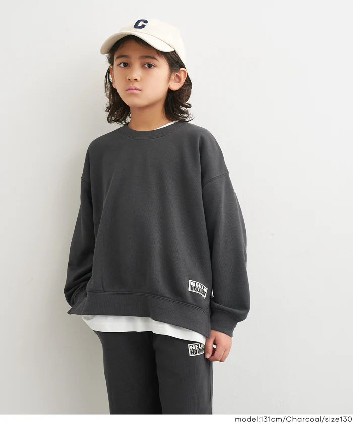 サイドスリットスウェットトップス キッズ メール便不可 - Image 5