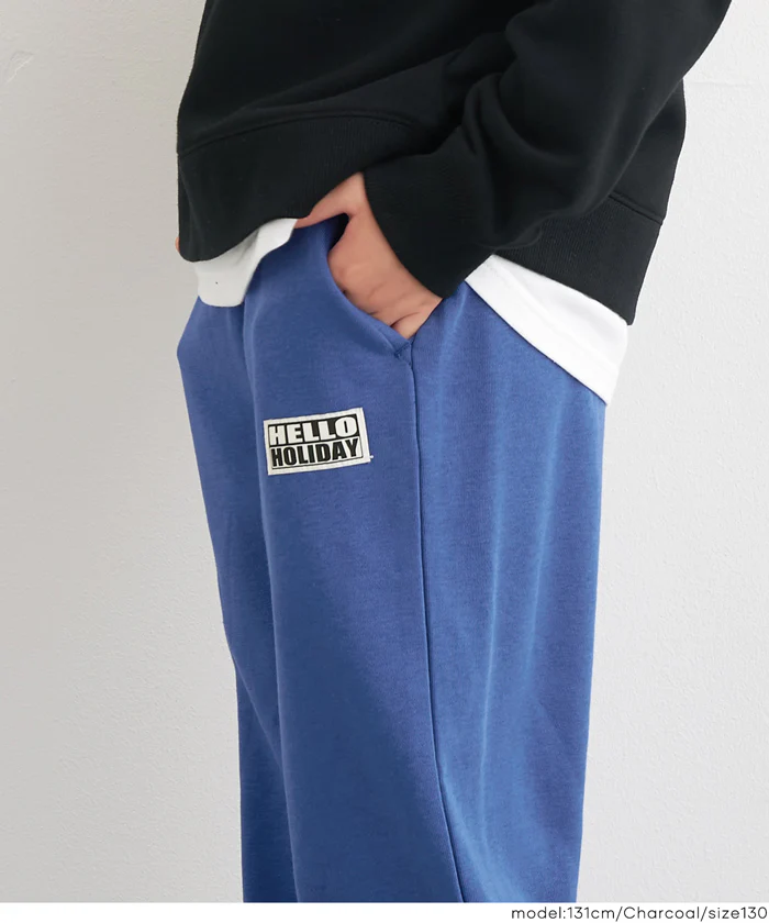 セール★1690円→990円 ネームスウェットジョガーパンツ キッズ メール便不可 - Image 12