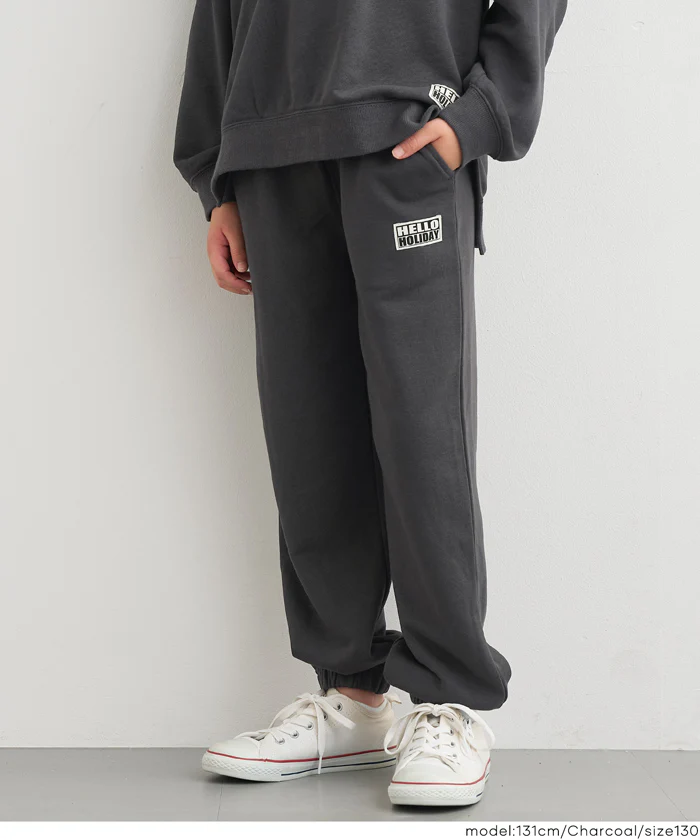 セール★1690円→990円 ネームスウェットジョガーパンツ キッズ メール便不可 - Image 7