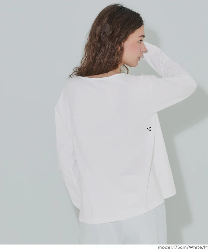 バックハートTシャツ レディース メール便不可 - Image 3