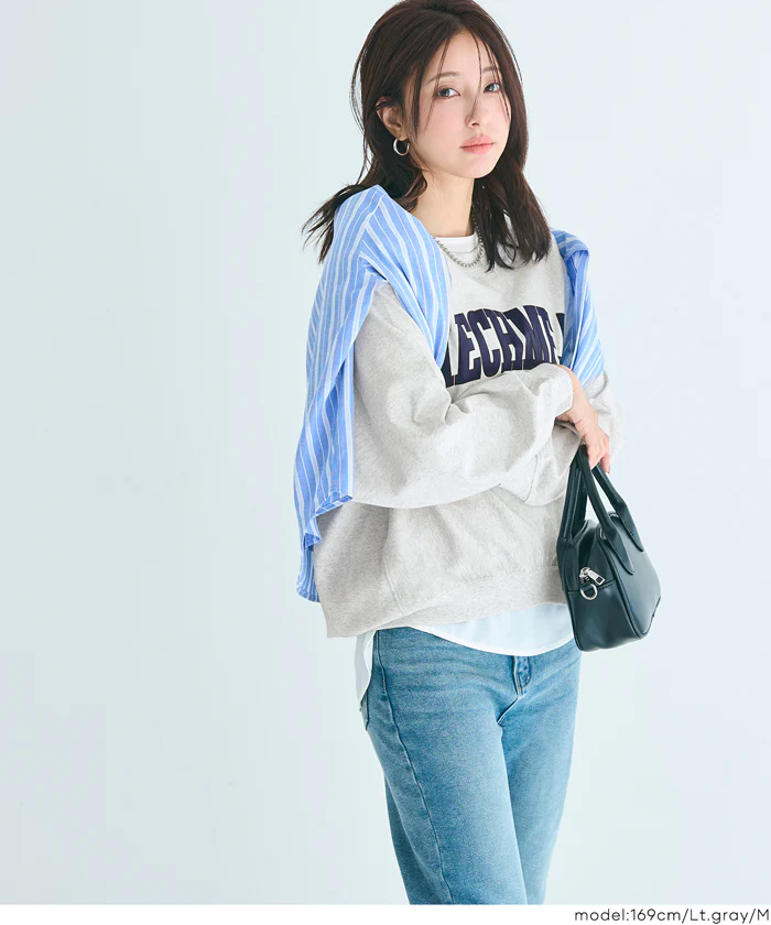 T-スウェットロゴビッグシルエット レディース メール便不可 - Image 11