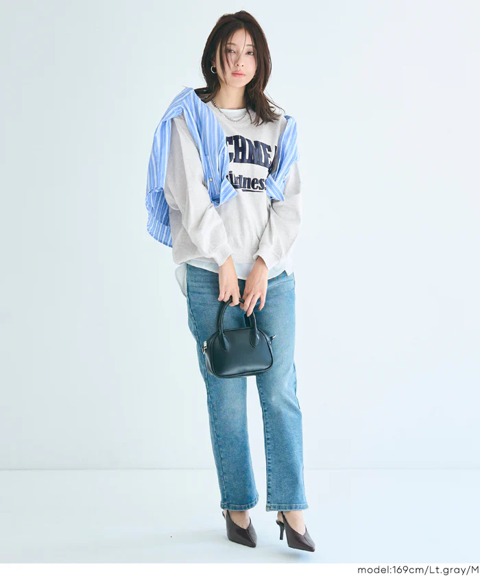 T-スウェットロゴビッグシルエット レディース メール便不可 - Image 12