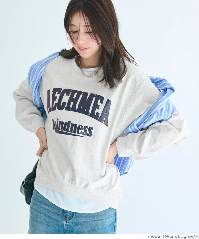 T-スウェットロゴビッグシルエット レディース メール便不可 - Image 13