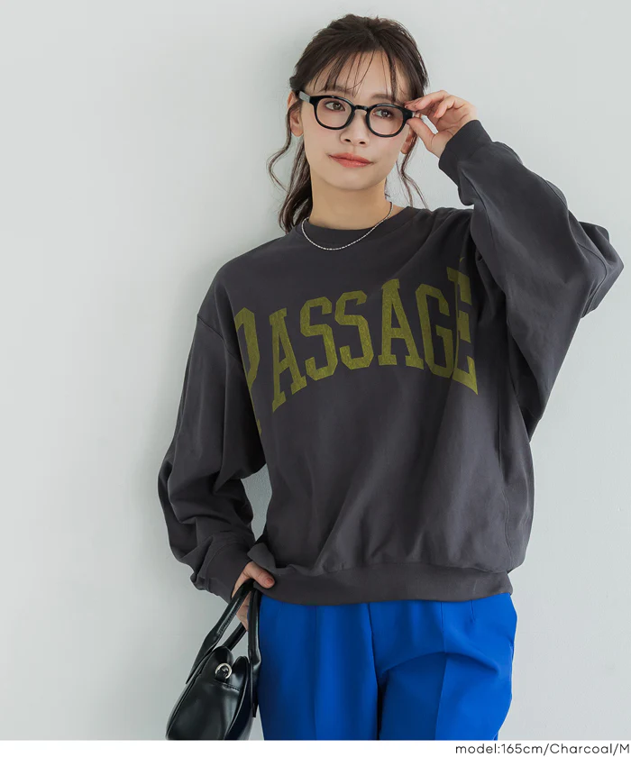 T-スウェットロゴビッグシルエット レディース メール便不可 - Image 15