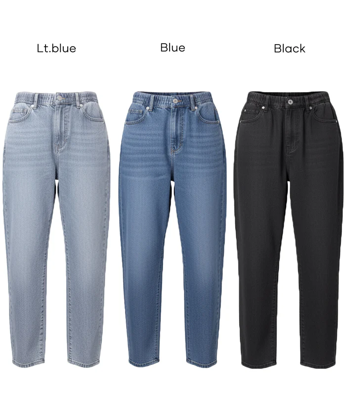 サマーデニムテーパードパンツ レディース メール便不可 - Image 22