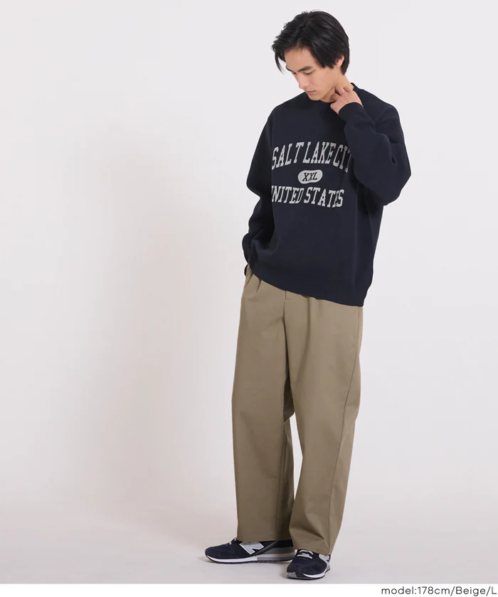 セール★2990円→2490円 チノワイドパンツ メンズ メール便不可 - Image 10