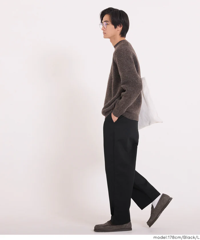 セール★2990円→2490円 チノワイドパンツ メンズ メール便不可 - Image 3