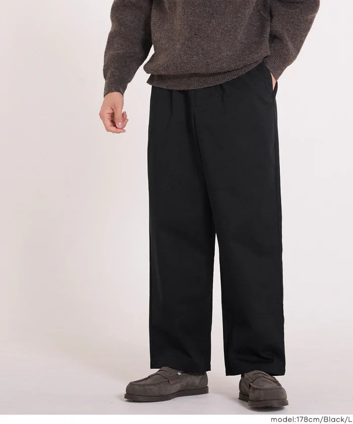 セール★2990円→2490円 チノワイドパンツ メンズ メール便不可 - Image 5
