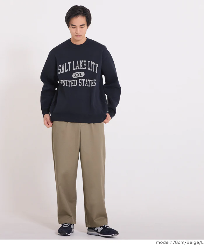 セール★2990円→2490円 チノワイドパンツ メンズ メール便不可 - Image 7