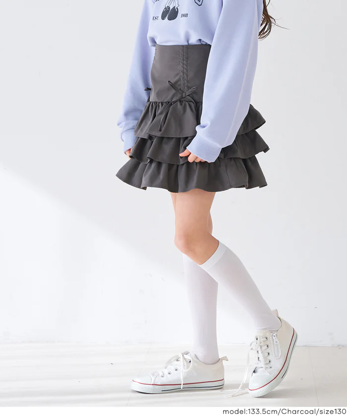 セール★1990円→990円 ティアードミニスカート キッズ メール便不可 - Image 3