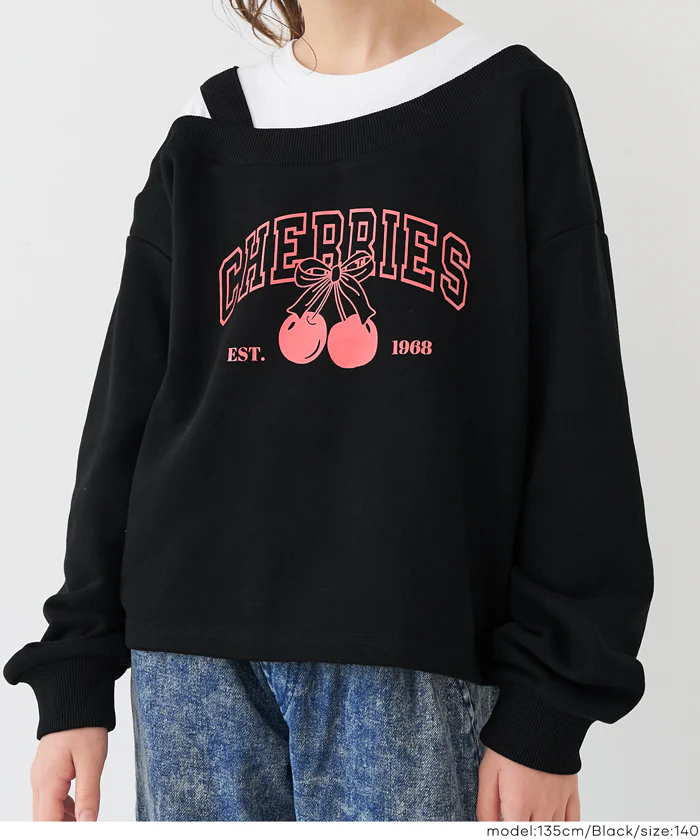 セール★1690円→990円 ワンショルスウェットプルオーバー キッズ メール便不可 - Image 12