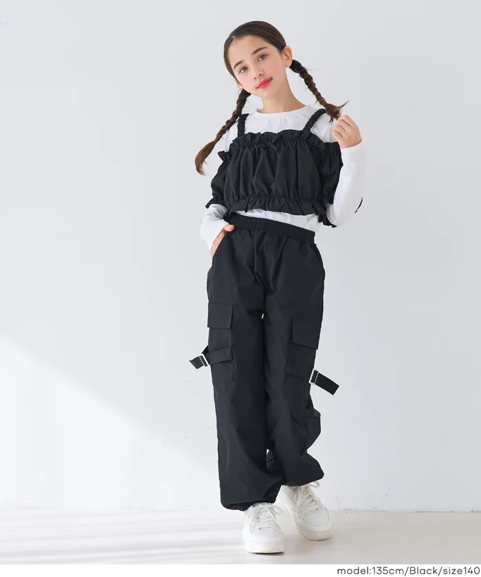 セール★1990円→1490円ベルトカーゴパンツ キッズ メール便不可 - Image 2