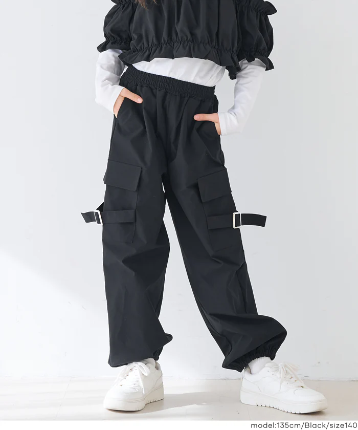 セール★1990円→1490円ベルトカーゴパンツ キッズ メール便不可 - Image 3