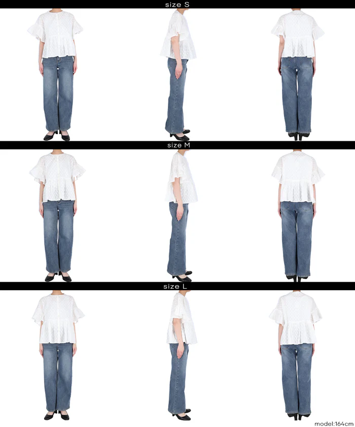 レースブラウス レディース メール便不可 - Image 10