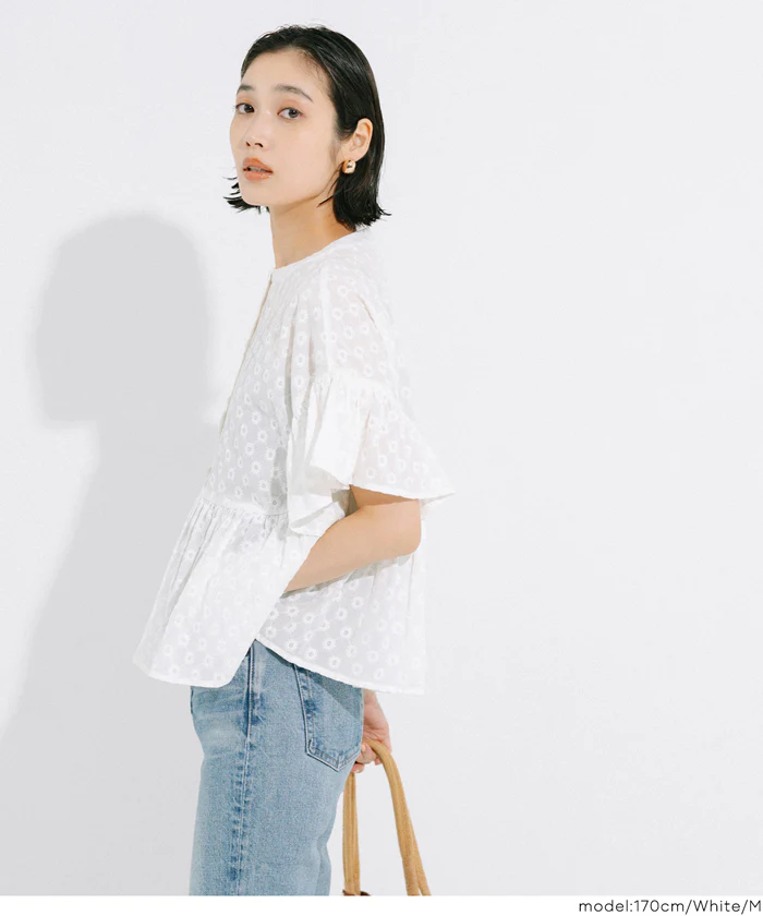 レースブラウス レディース メール便不可 - Image 6