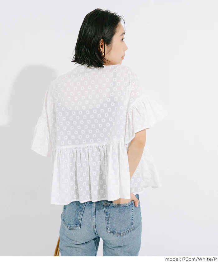 レースブラウス レディース メール便不可 - Image 8