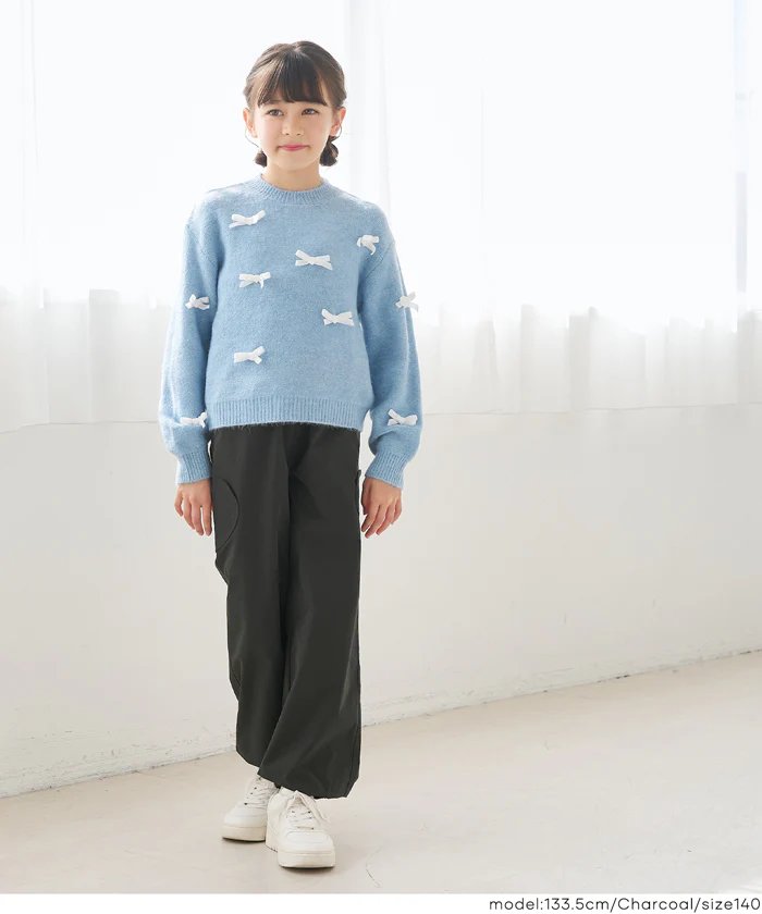セール★1990円→1690円 サイドハートポケットジョガーパンツ キッズ メール便不可 - Image 5