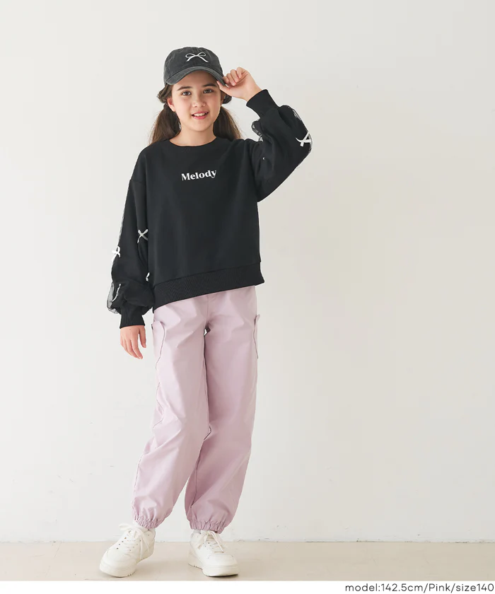 セール★1990円→1690円 サイドハートポケットジョガーパンツ キッズ メール便不可 - Image 8