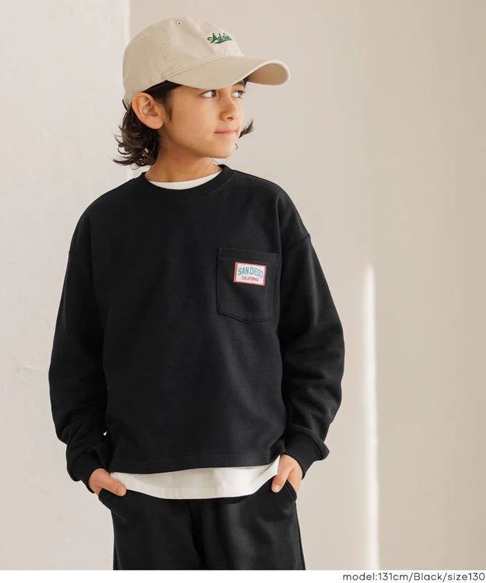 セール★1490円→990円ネームポケットスウェットトップス キッズ メール便不可 coca コカ - Image 12