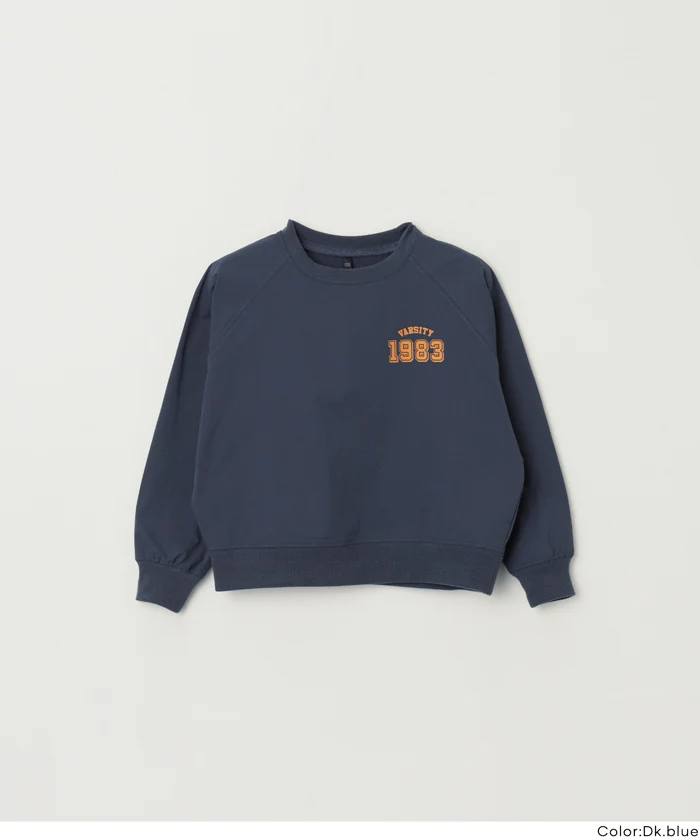 セール★1690円→990円 裏微起毛プリントラグラントップス キッズ メール便不可 - Image 15