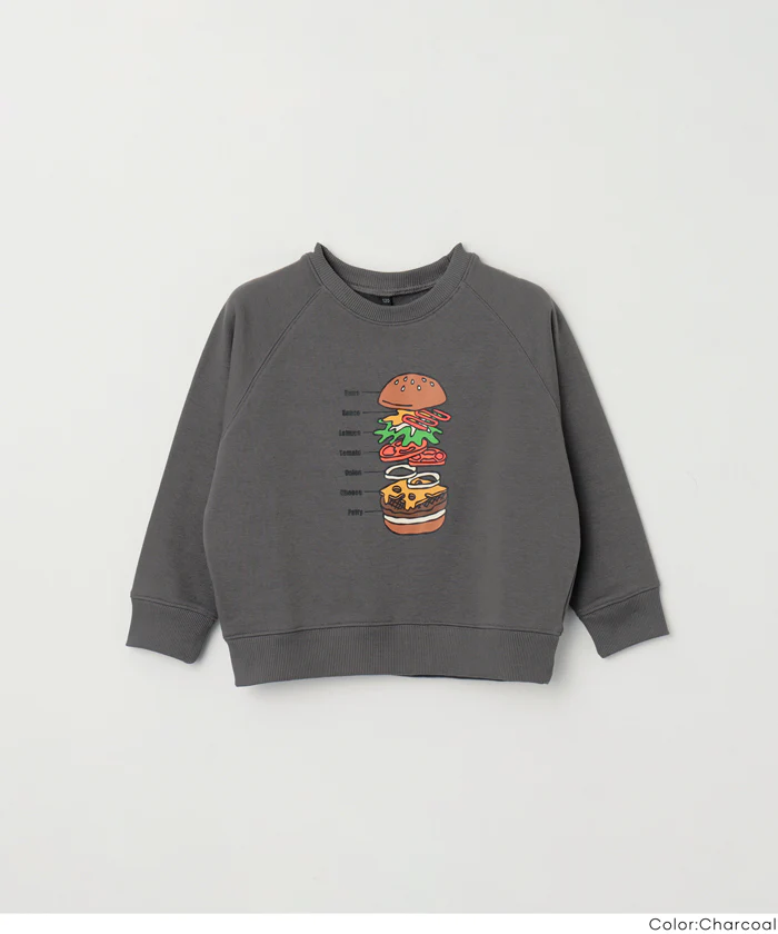 イラストラグランスウェットトップス キッズ メール便不可 - Image 14