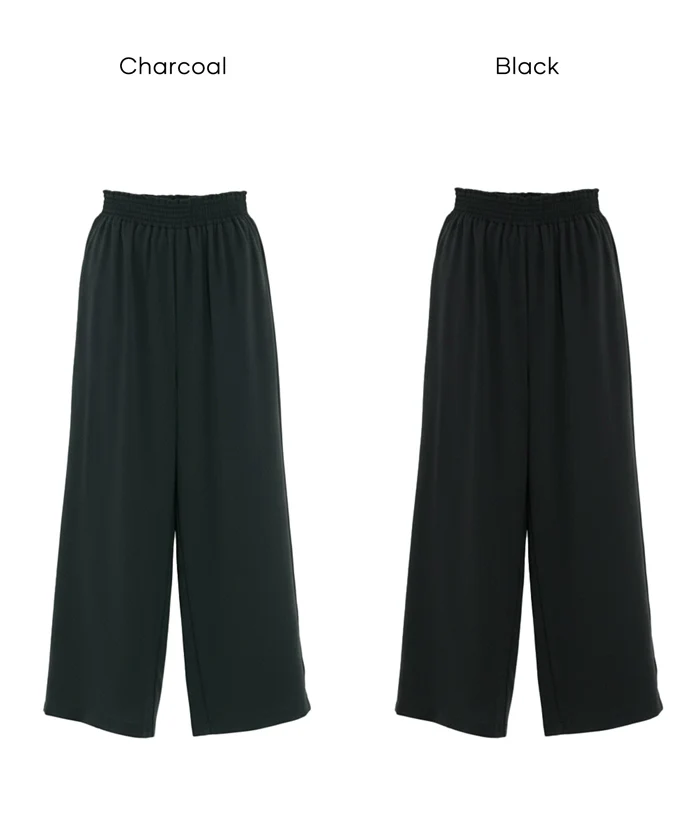 ハイウエストストレッチイージーワイドパンツ レディース メール便不可 - Image 16