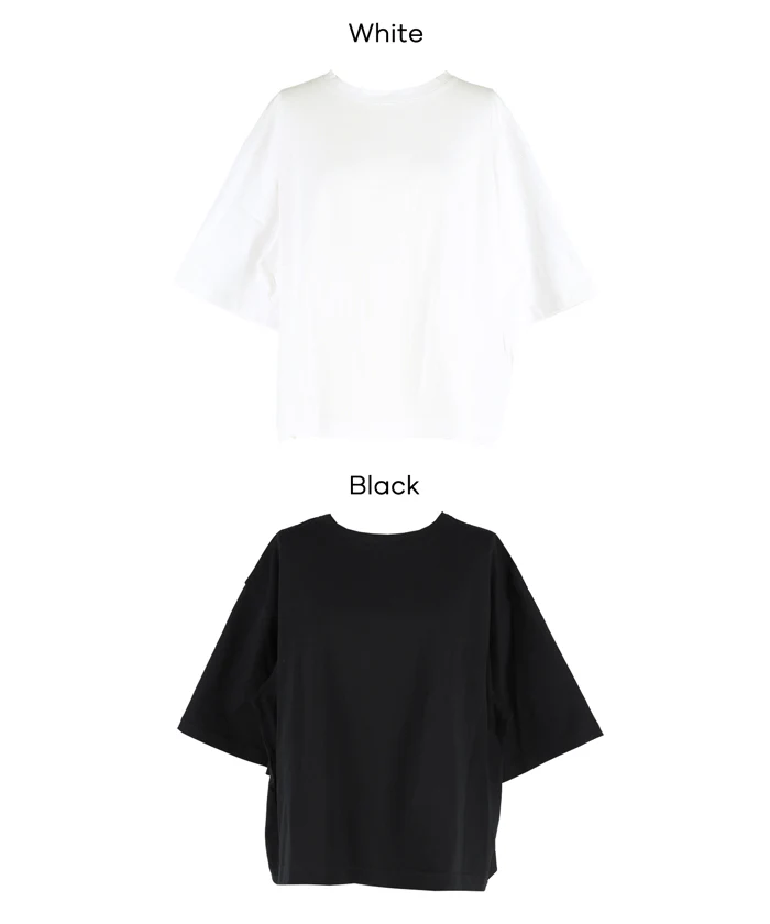 ５分袖バックギャザーTシャツ レディース メール便不可 - Image 16