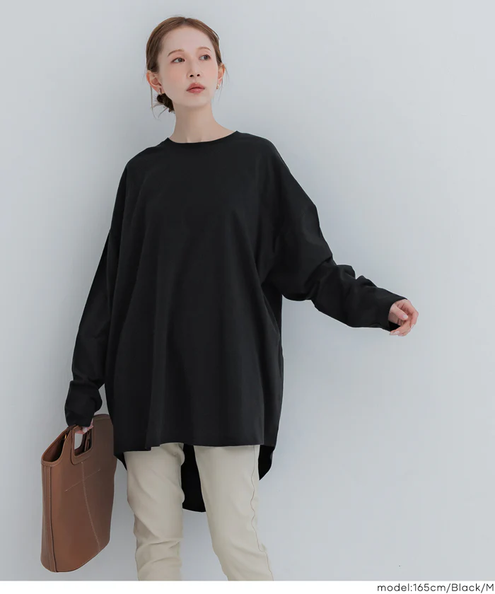 セール★1690円→1290円 ビッグシルエットロンT レディース メール便可 - Image 12