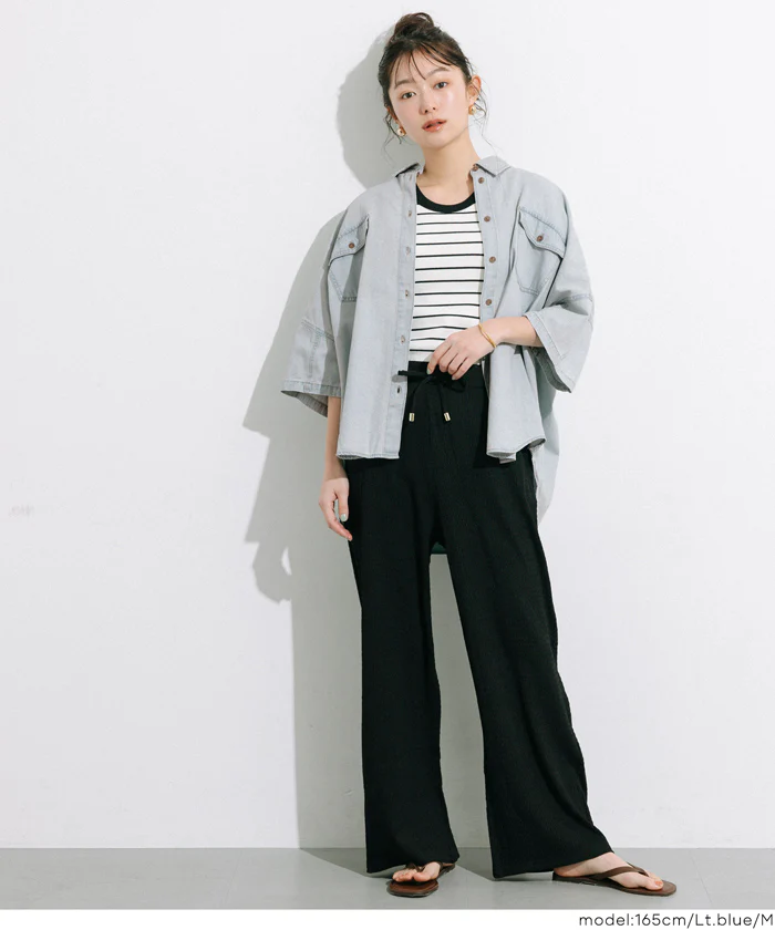 デニムビック半袖シャツ レディース メール便不可 - Image 7