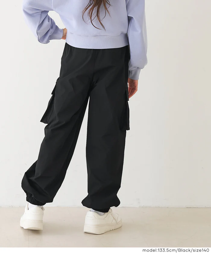 【DAILY WARM】 裏微起毛ハートカーゴパンツ キッズ メール便不可 - Image 10
