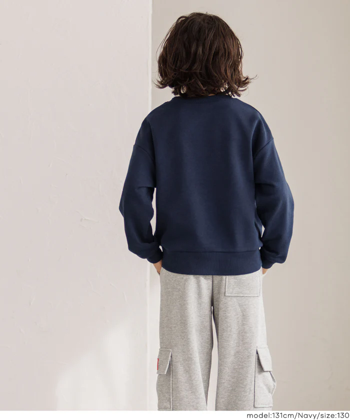 サガラ刺繍スウェットトップス キッズ メール便不可 - Image 10