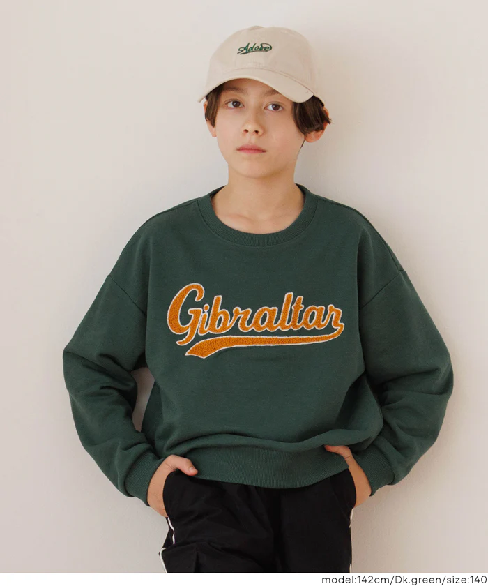 サガラ刺繍スウェットトップス キッズ メール便不可 - Image 3