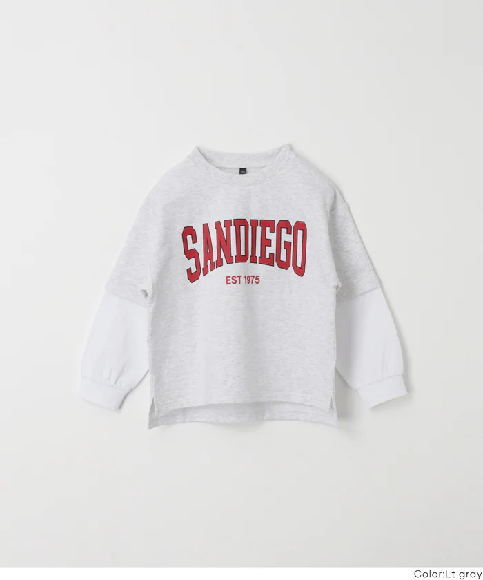セール★1690円→990円 長袖レイヤードTシャツ キッズ メール便不可 - Image 14