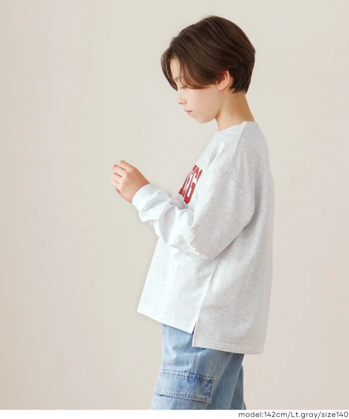 セール★1690円→990円 長袖レイヤードTシャツ キッズ メール便不可 - Image 3