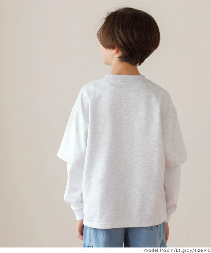 セール★1690円→990円 長袖レイヤードTシャツ キッズ メール便不可 - Image 6