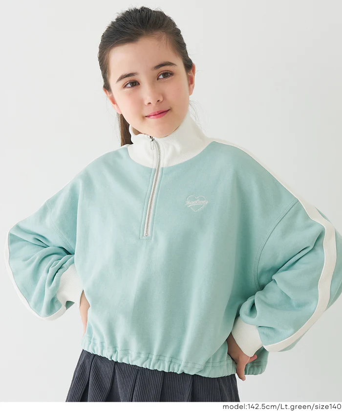 ハーフジップライントップス キッズ メール便不可 - Image 11
