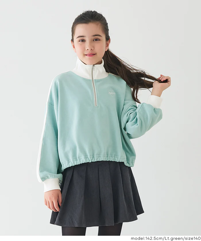 ハーフジップライントップス キッズ メール便不可 - Image 13