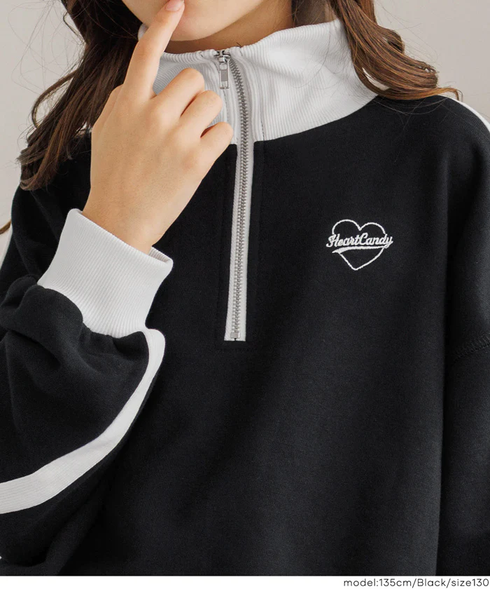 ハーフジップライントップス キッズ メール便不可 - Image 7