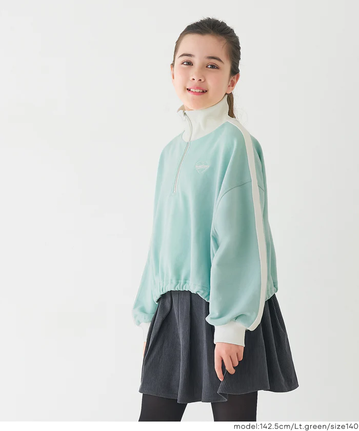 ハーフジップライントップス キッズ メール便不可 - Image 9