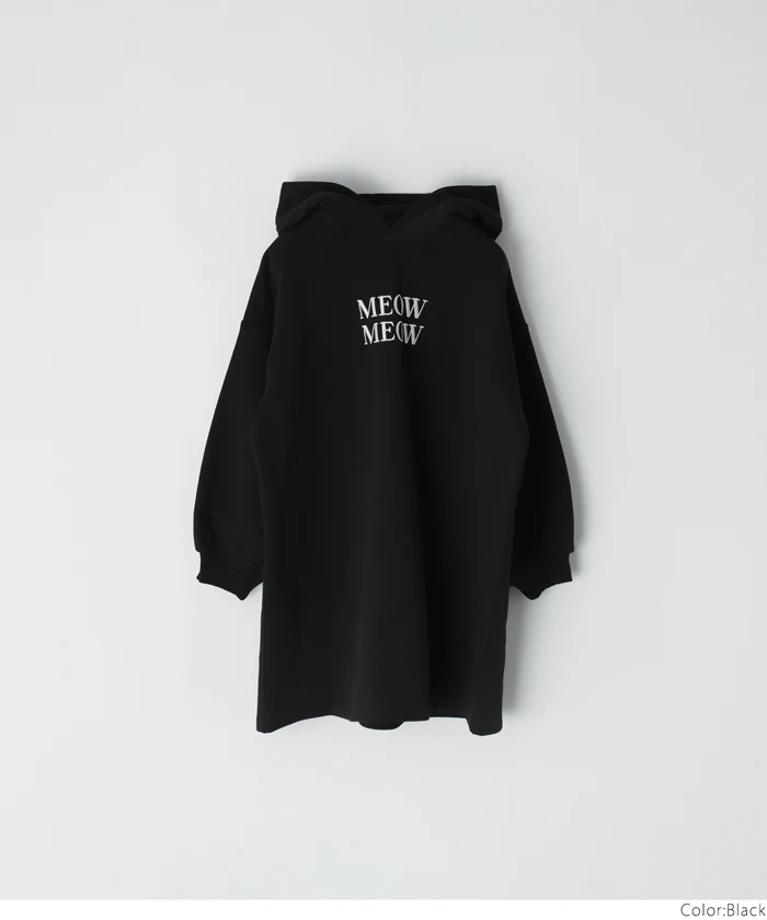 裏起毛ネコ耳ワンピース キッズ メール便不可 - Image 15