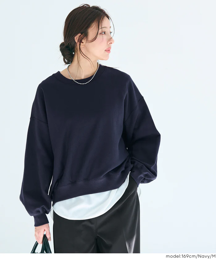 セール★2690円→1490円 裏毛ボリュームシルエットスウェット レディース メール便不可 - Image 9