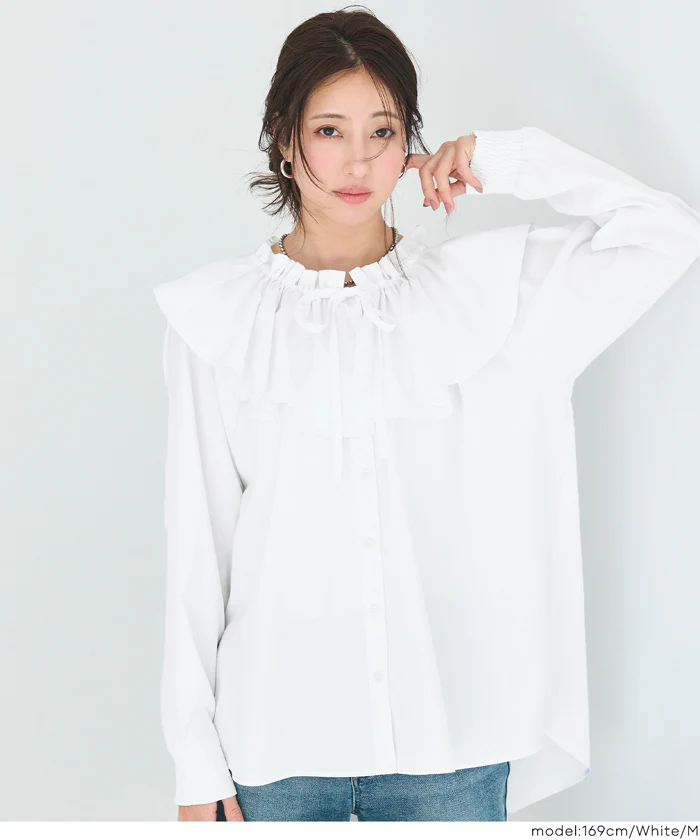 セール★2990円→1490円 ビックカラーチュニックブラウス レディース メール便不可 - Image 13