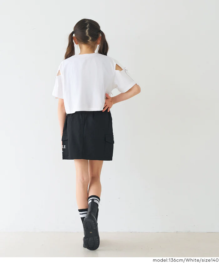 肩あきTシャツ＆タンクトップ 2点セット キッズ メール便不可 - Image 10