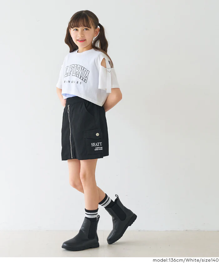 肩あきTシャツ＆タンクトップ 2点セット キッズ メール便不可 - Image 12
