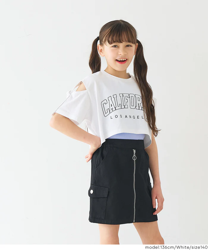 肩あきTシャツ＆タンクトップ 2点セット キッズ メール便不可 - Image 13