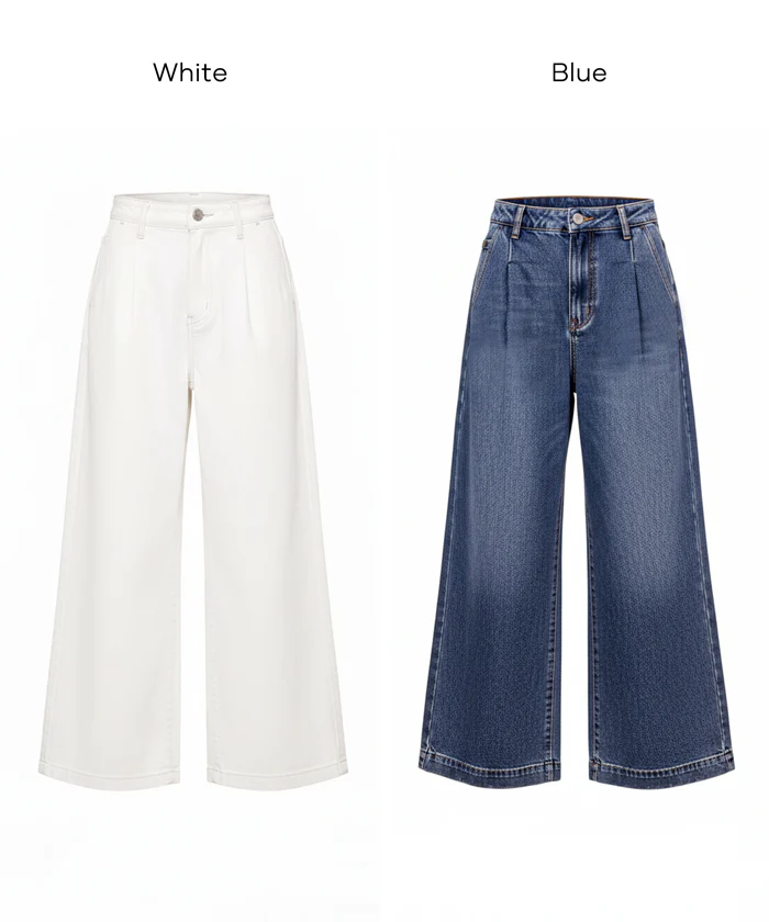 セール★3990円→3490円 タックデニムパンツ レディース メール便不可 - Image 16