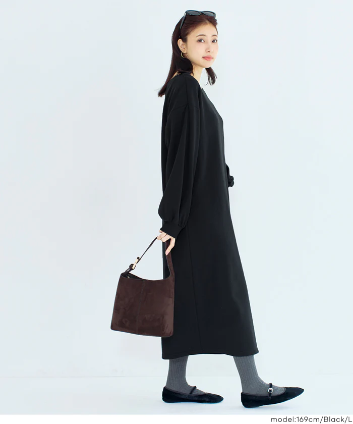 セール★2690円→2490円 裏毛2wayオフショルダーワンピース レディース メール便不可 - Image 10