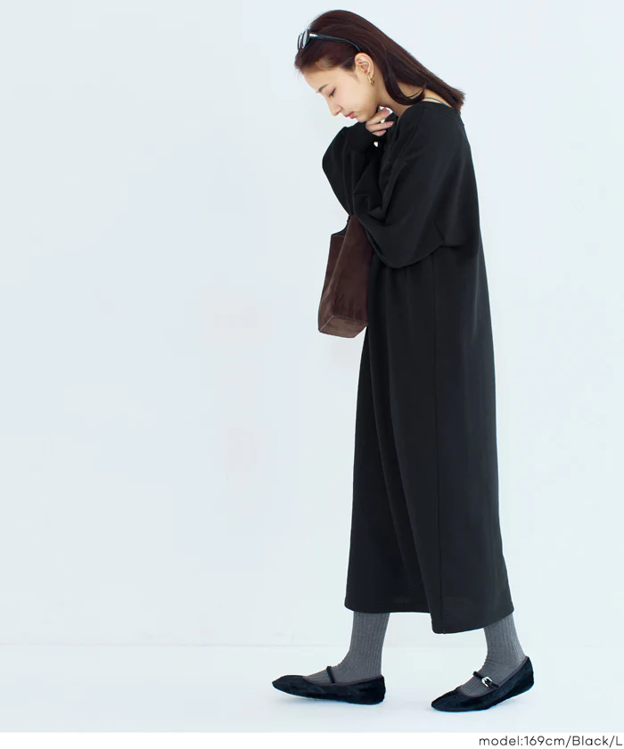セール★2690円→2490円 裏毛2wayオフショルダーワンピース レディース メール便不可 - Image 12