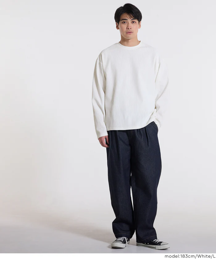 セール★2490円→1990円 EAZY TEX ワッフルロンT メンズ メール便不可 - Image 10